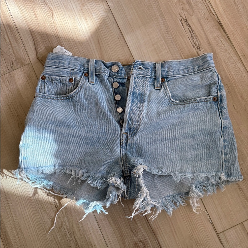 Levi’s 501 Distressed Denim Shorts